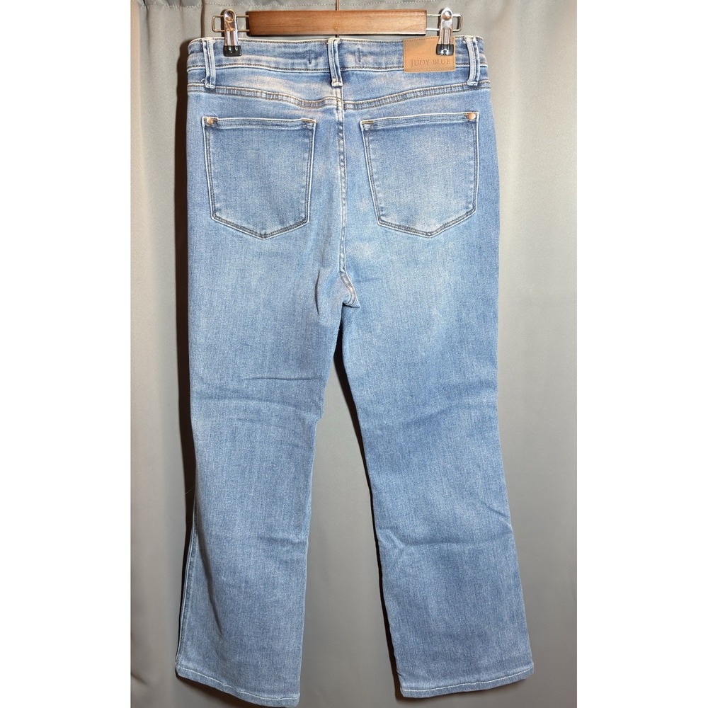 Judy Blue Slim Boot Tummy Control Blue Jeans High Rise Stretch Women's Sz 11/30 - Picture 4 of 10